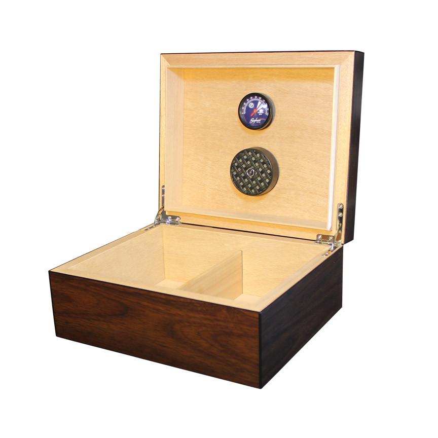 Equinox 50 Count Humidor Dark Walnut