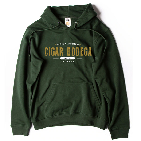 Cigar Bodega Hoodie (Forest Green) - Just Like Hero