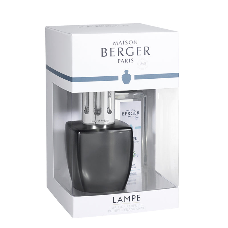 June Grey Satin Lamp Gift Set - Aloe Vera Water