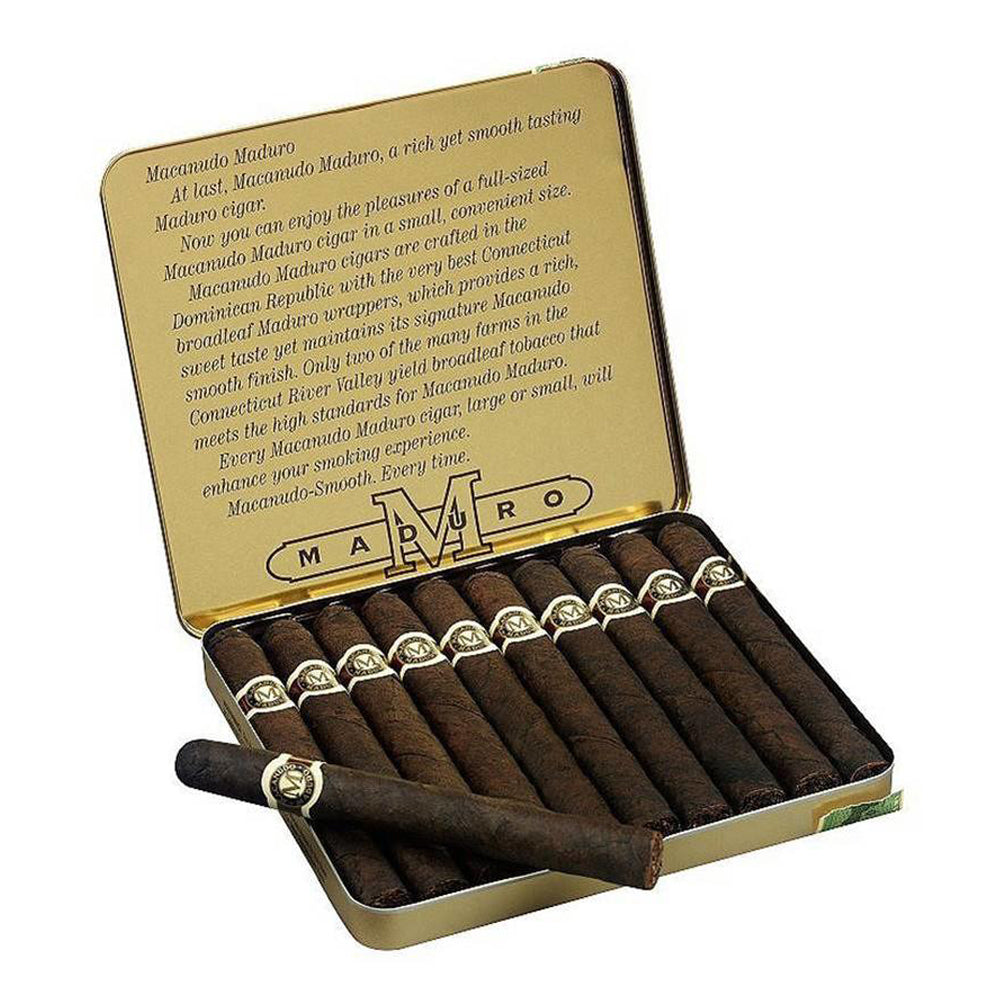 Macanudo Ascot Maduro - Tin of 10