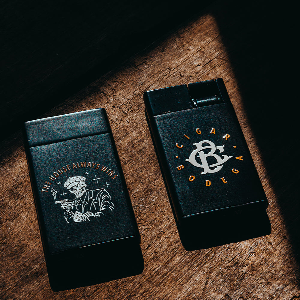 Cigar Bodega Single Torch Lighter - Matte Black